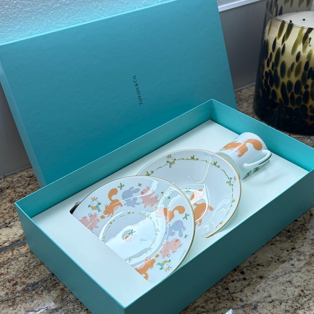 Tiny Tiffany Land Tiffany & Co bone china tea set